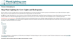 Desktop Screenshot of plantlighting.com