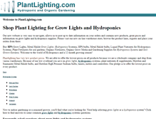 Tablet Screenshot of plantlighting.com